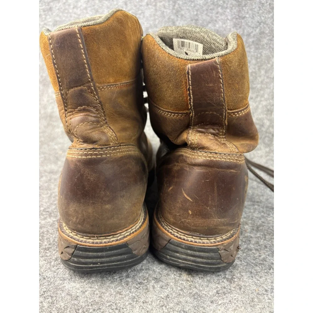Georgia Boot Work Boots Mens 9.5M Brown Waterproof Carbo-Tec LTX GB00623